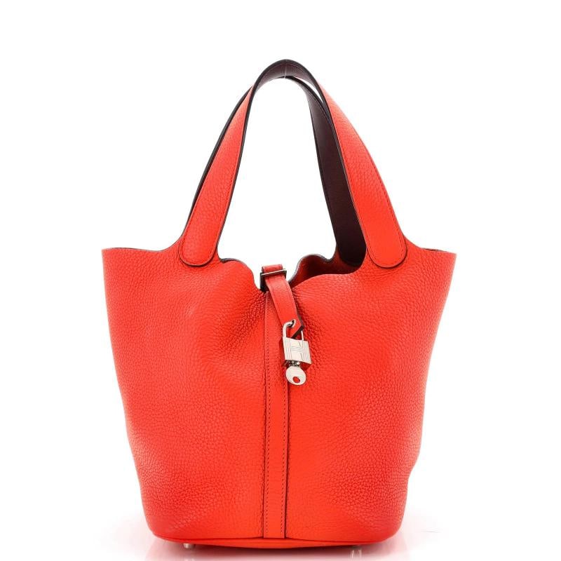 Hermes Picotin Lock Bag Clemence MM (1 of 5)