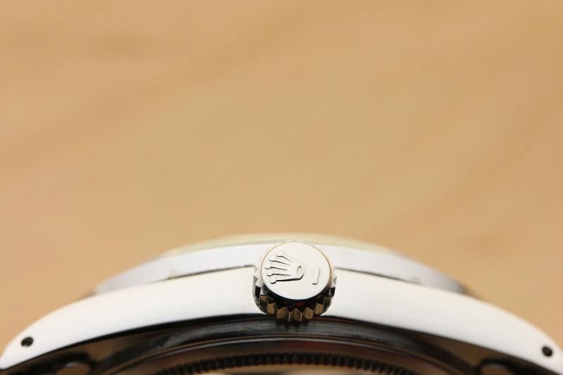 MENS ROLEX DATEJUST ICE BLUE 18K WHITE GOLD DIAMOND SAPPHIRE & STEEL WATCH - 8