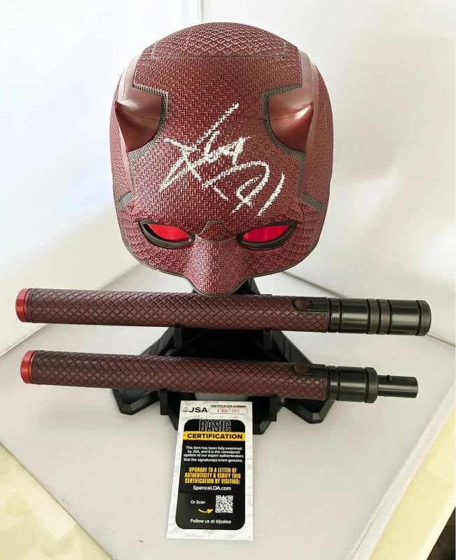 Charlie Cox Signed Mask Daredevil Marvel Legends JSA COA: Condition: New: A brand-new, unused, unopened, undamaged item (including handmade items). ew: A brand-new, unused, unopened, undamaged item (including handmade items).,Modified Item: