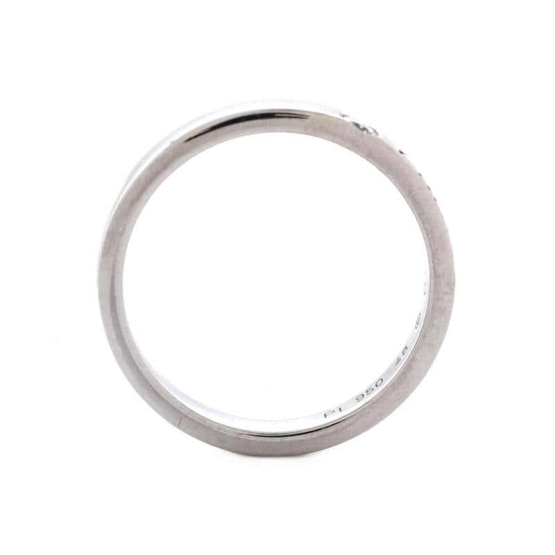 Cartier C de Cartier Wedding Band Ring Platinum with Diamond - 2
