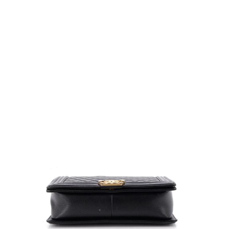 Chanel Boy Flap Bag Quilted Goatskin New Medium - 4