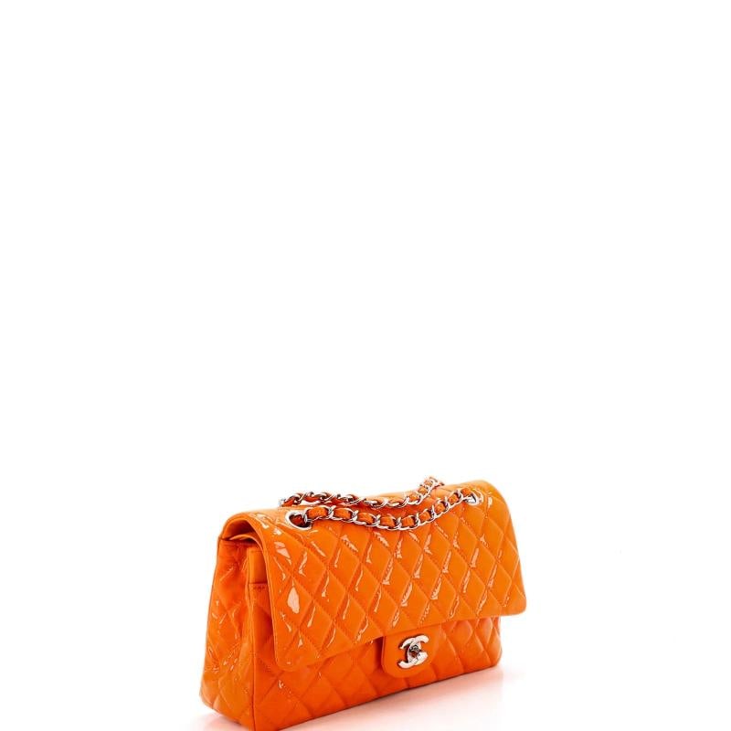 Chanel Classic Double Flap Bag Quilted Patent Medium - 2