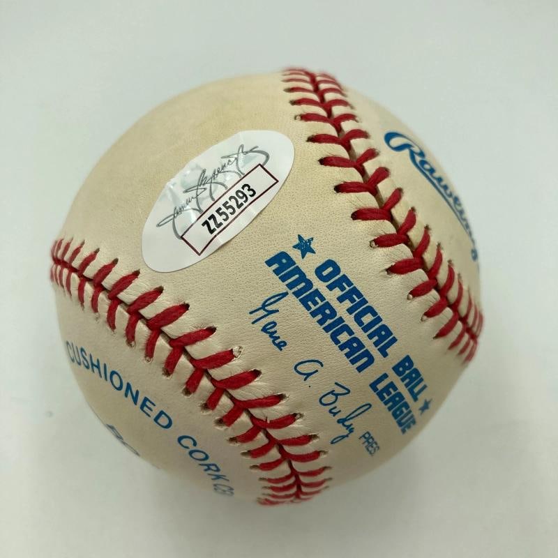 Joe Dimaggio "Hall Of Fame 1955" Signed American League Baseball JSA COA - 3