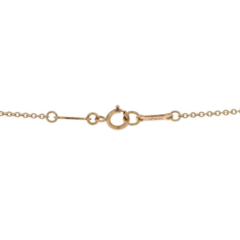 Tiffany & Co. Elsa Peretti Eternal Circle Pendant Necklace 18K Yellow Gold 12mm - 3