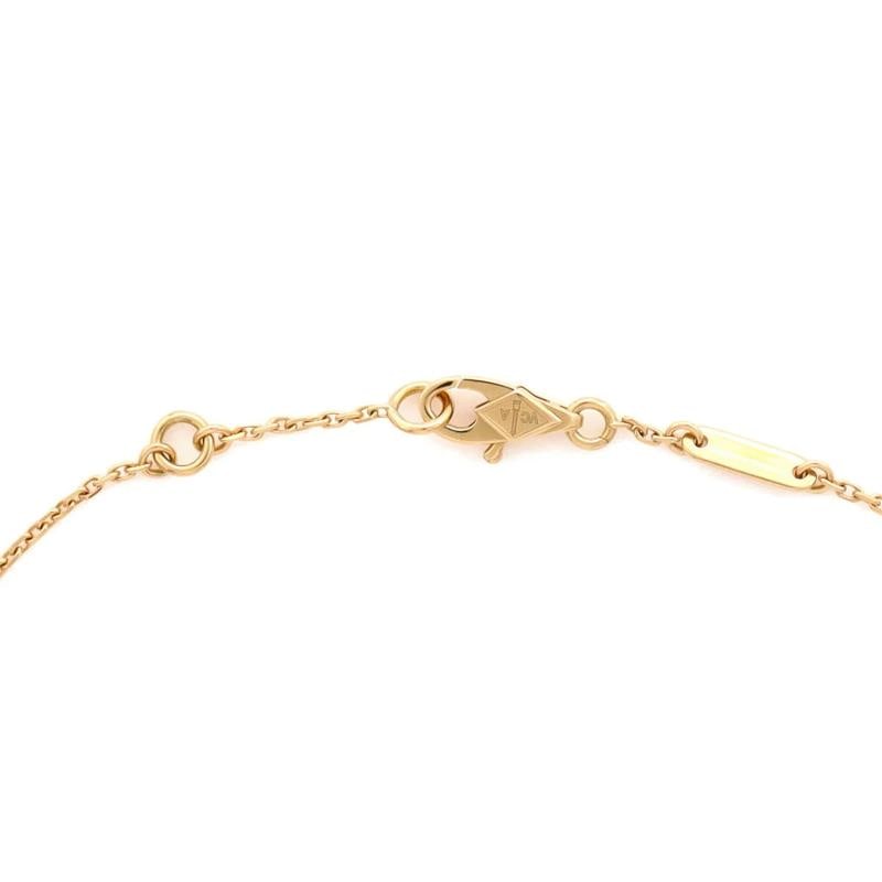 Van Cleef & Arpels Sweet Alhambra Bracelet 18K Yellow Gold and Mother of Pearl - 4