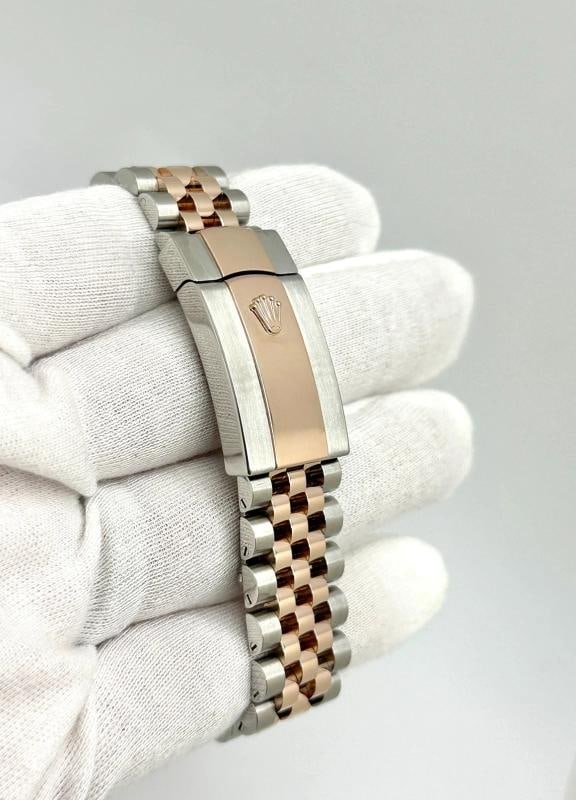 Rolex Datejust 36 126231 Black Diamond Dial 18k Rose Gold Steel Box Paper - 8
