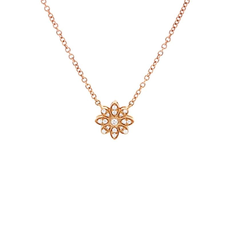 Tiffany & Co. Enchant Flower Pendant Necklace 18K Rose Gold with Diamonds: Condition: Pre-owned - Good,Brand: Tiffany & Co.,Main Stone: Diamond,Metal: 18K Rose Gold,Metal Purity: 18K,Style: Pendant,Type: Necklace,Color: Rose Gold,Material: 18K Rose Gold, Diamond