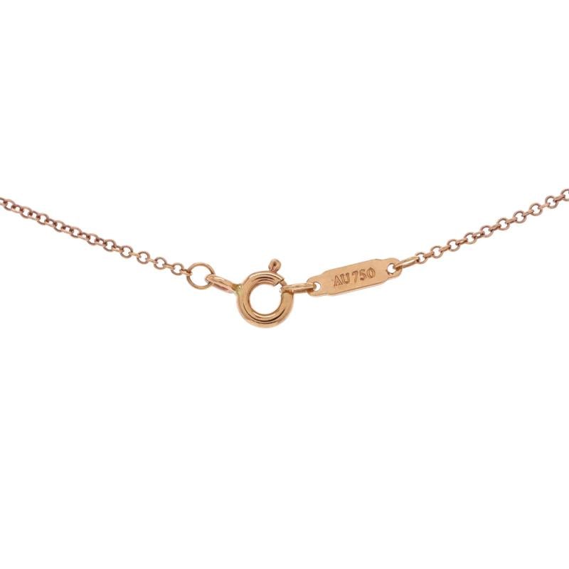 Tiffany & Co. Enchant Flower Pendant Necklace 18K Rose Gold with Diamonds - 3