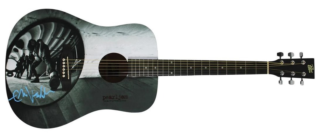 Eddie Vedder Pearl Jam Authentic Signed Rogue Acoustic Guitar BAS #AG010174 - 3