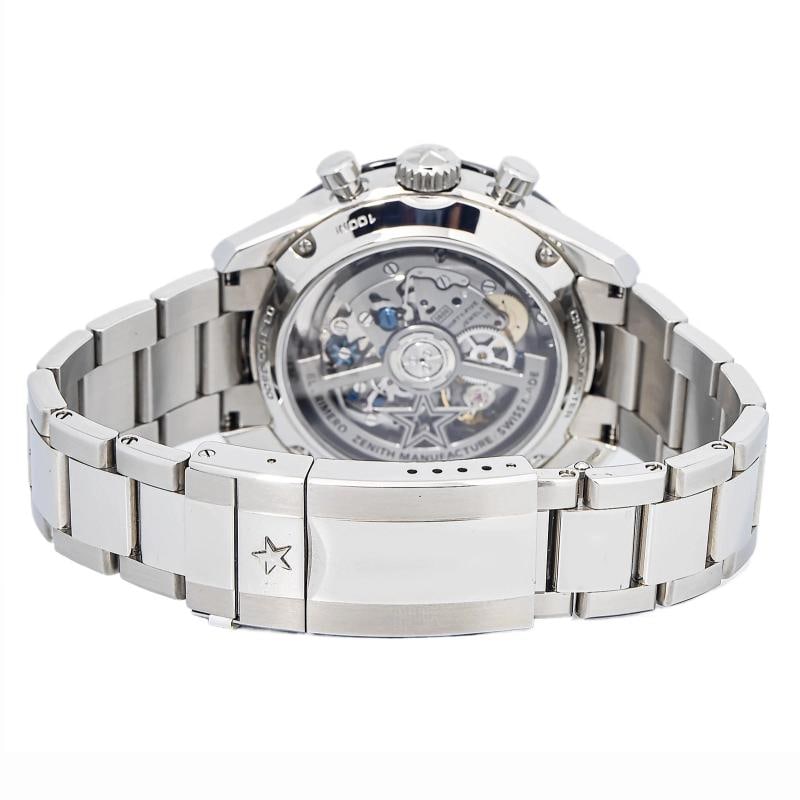 Zenith Chronomaster Sport 03.3100.3600/21.M3100 2021 Steel Black Stick Auto 41mm Box and Papers - 5