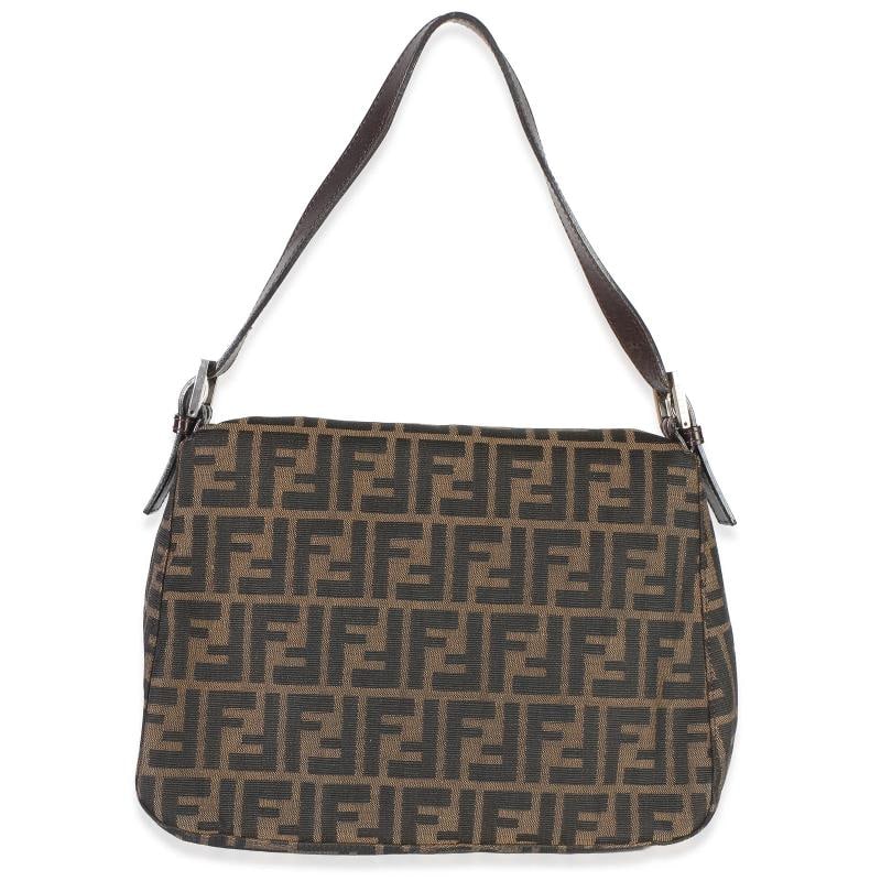 Fendi Brown Zucca Canvas Mama Baguette Bag - 4
