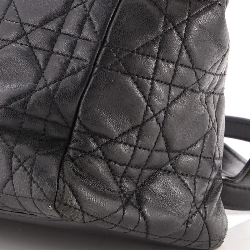 Christian Dior Vintage Lady Dior Bag Cannage Quilt Lambskin Medium - 6