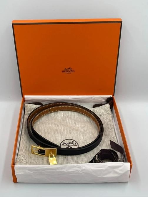 Hermes Lucky 15 reversible belt (black) noir/gold hardware size 75: Condition: Pre-owned - Good,Brand: HERMÃƒË†S,Type: Belt,Department: Women,Size: 75,Color: Black,Country of Origin: France Elevate any outfit with this iconic