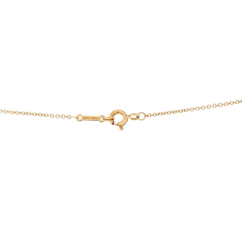 Tiffany & Co. Paloma Picasso Olive Leaf Vine Pendant Necklace 18K Yellow Gold - 4