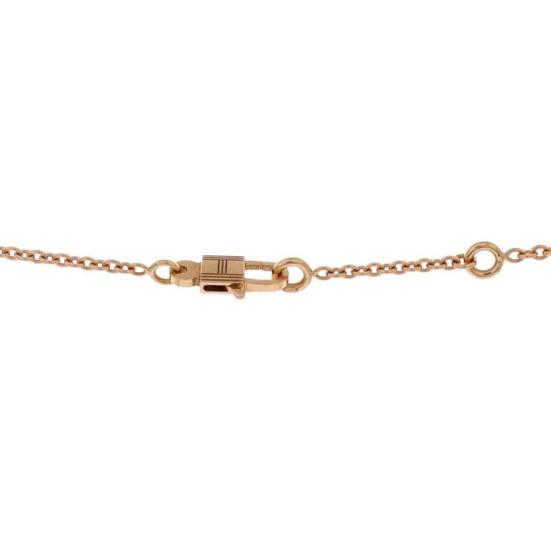 Hermes Birkin Amulette Pendant Necklace 18K Rose Gold with Diamond - 4