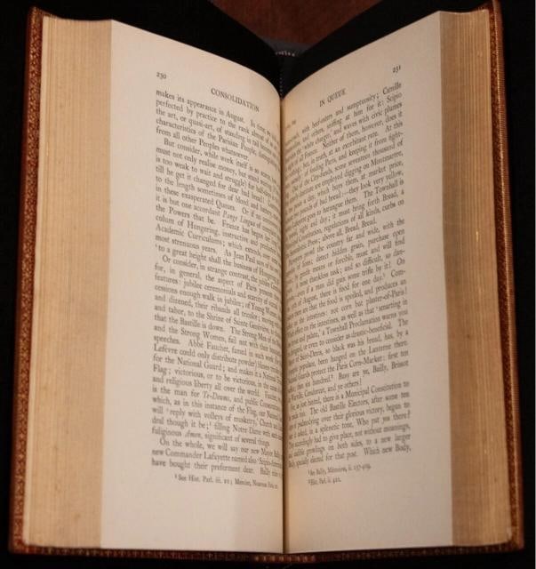 1925 The French Revolution Thomas Carlyle Fine Leather Binding Bound by Riviere - 11