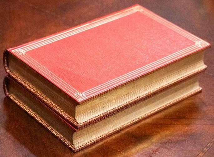 1925 The French Revolution Thomas Carlyle Fine Leather Binding Bound by Riviere - 3