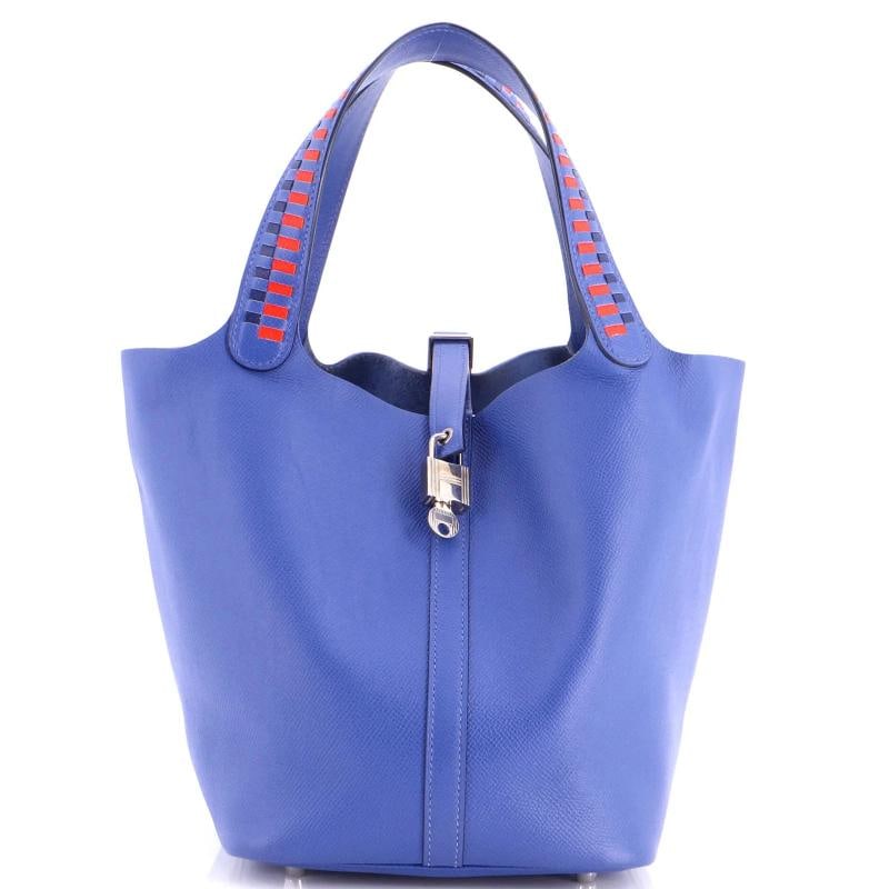 Hermes Picotin Lock Bag Tressage Epsom MM (1 of 6)