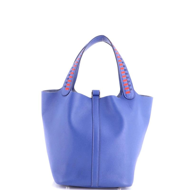 Hermes Picotin Lock Bag Tressage Epsom MM - 3