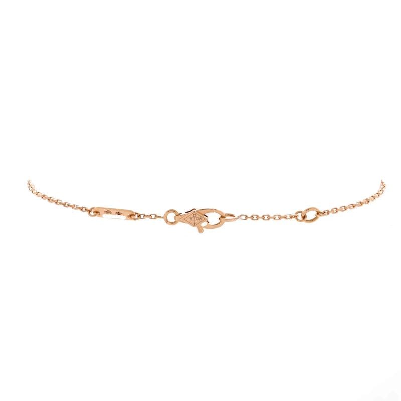 Van Cleef & Arpels Frivole Bracelet 18K Rose Gold with Pave Diamonds Mini - 3