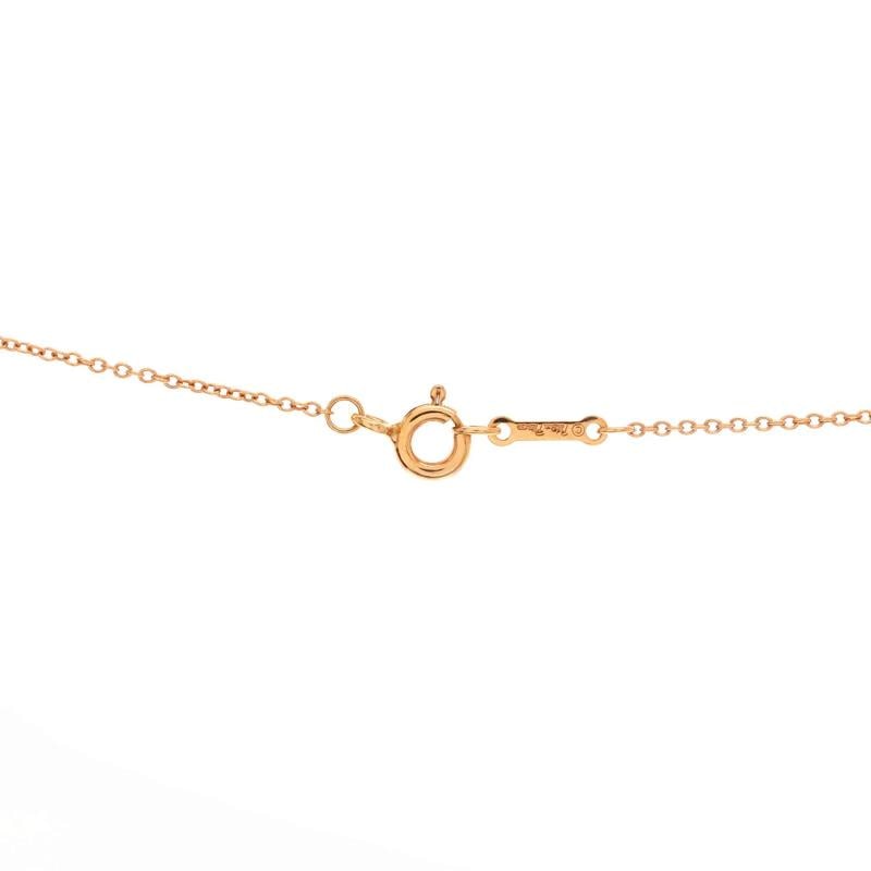 Tiffany & Co. Paloma Picasso Olive Leaf Heart Pendant Necklace 18K Rose Gold - 3