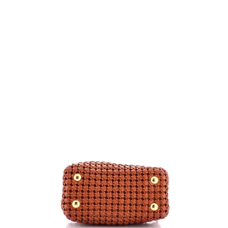 Fendi Peekaboo Bag Braided Leather Mini - 4