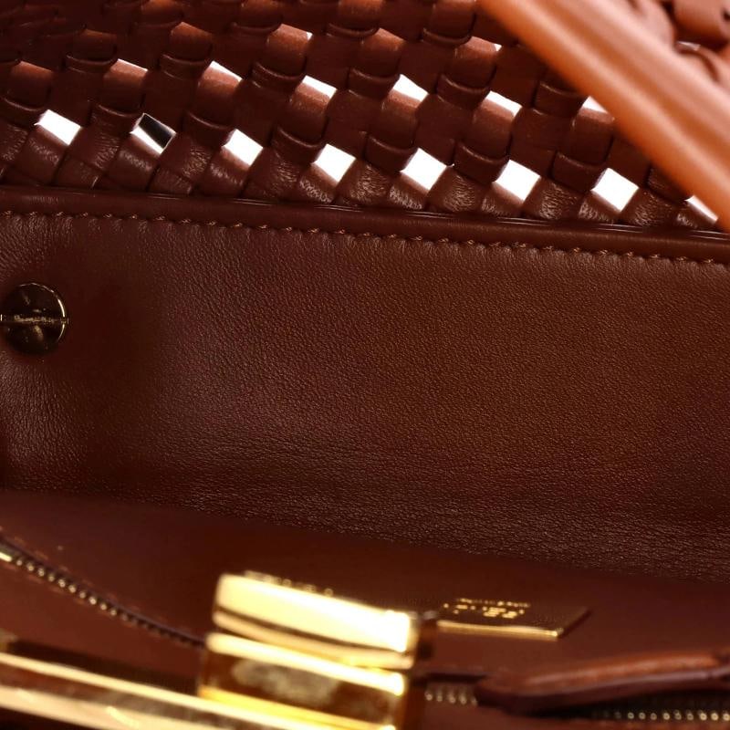 Fendi Peekaboo Bag Braided Leather Mini - 5