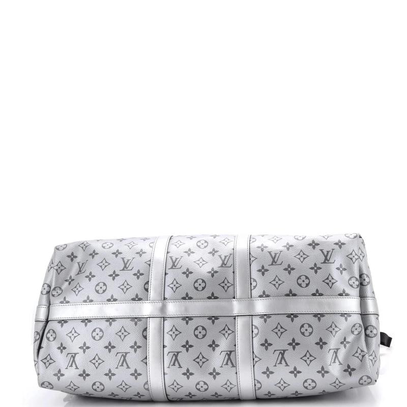 Louis Vuitton Keepall Bandouliere Bag Monogram Eclipse Split Canvas 50 - 4