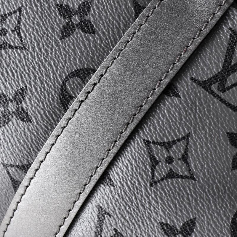 Louis Vuitton Keepall Bandouliere Bag Monogram Eclipse Split Canvas 50 - 6