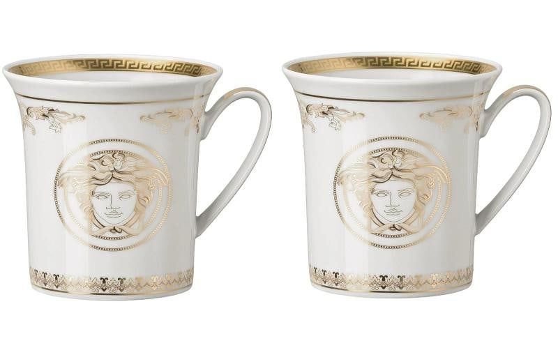 NEW VERSACE BY ROSENTHAL MEDUSA GALA GOLD MUG PAIR #403636-15505 BRAND NIB: Condition: New: A brand-new, unused, unopened, undamaged item in its original packaging (where packaging is ... Read moreabout the conditionNew: A brand-new, unused, unopened, undamaged item in its or