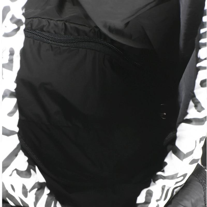 Chanel White Black Nylon Printed Coco Neige Backpack - 5