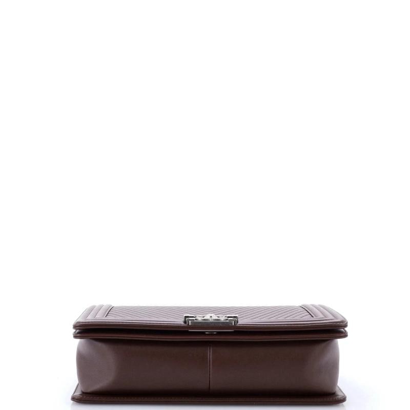 Chanel Boy Flap Bag Chevron Lambskin New Medium - 4