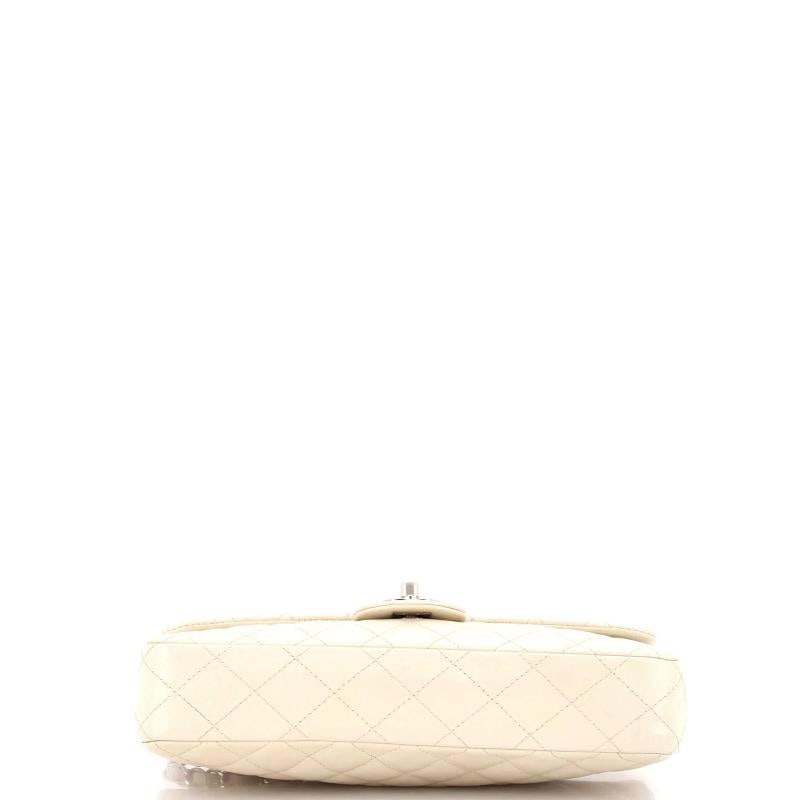 Chanel Classic Single Flap Bag Quilted Lambskin East West - 4