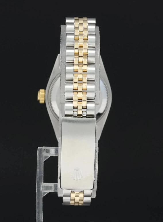 MINT Ladies Rolex 26mm 69173 DateJust White Roman Two Tone Yellow Gold Jubilee - 4