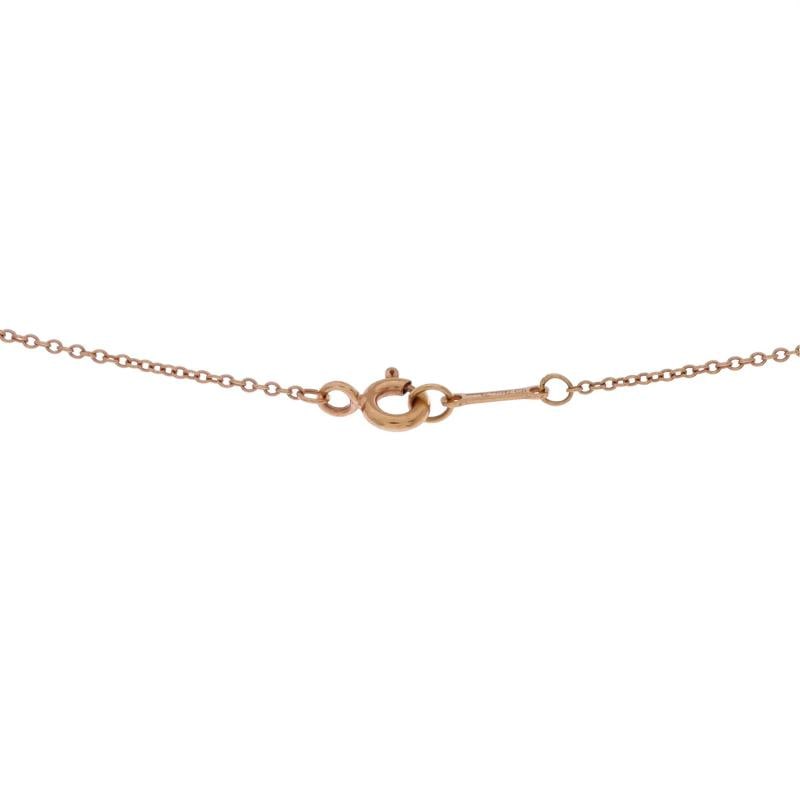 Tiffany & Co. Paloma Picasso XO Pendant Necklace 18K Rose Gold with Diamonds - 3