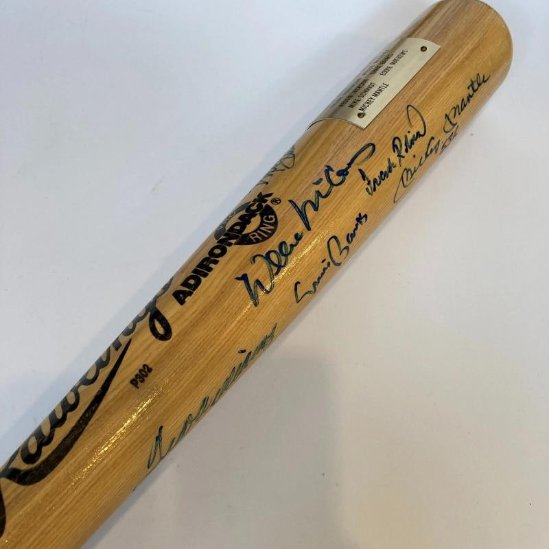 500 Home Run Club Signed Bat With 11 Signatures Including Mickey Mantle & Ted Williams (JSA LOA) - 5