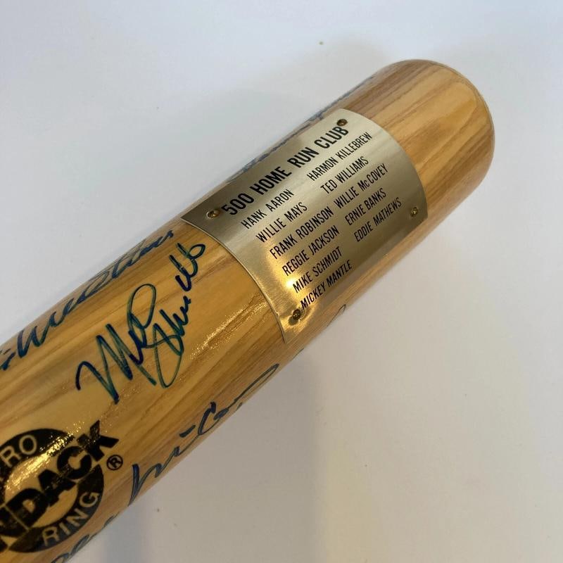 500 Home Run Club Signed Bat With 11 Signatures Including Mickey Mantle & Ted Williams (JSA LOA) - 6
