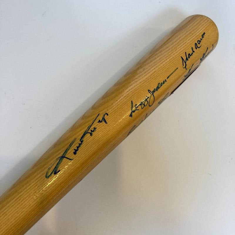 500 Home Run Club Signed Bat With 11 Signatures Including Mickey Mantle & Ted Williams (JSA LOA) - 7