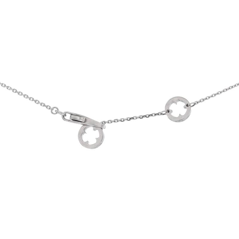 Bvlgari Fiorever Pendant Necklace 18K White Gold with Diamonds - 3