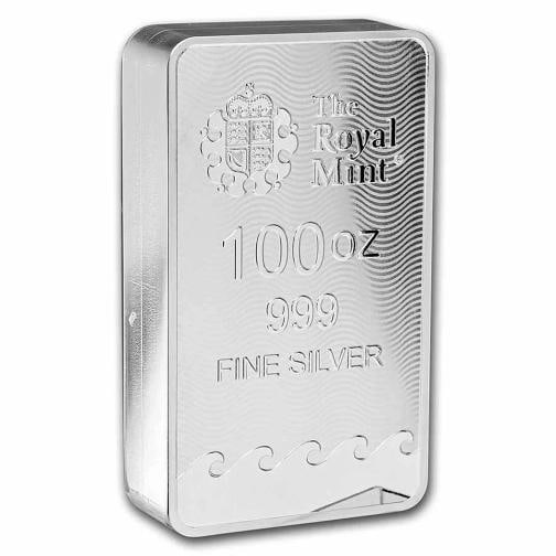 100 oz Silver Bar - The Royal Mint Britannia - 3