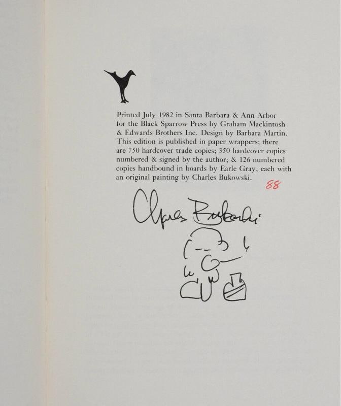 Ham on Rye ~ SIGNED by CHARLES BUKOWSKI ~ First Edition ~ 1st Printing 1982 - 7