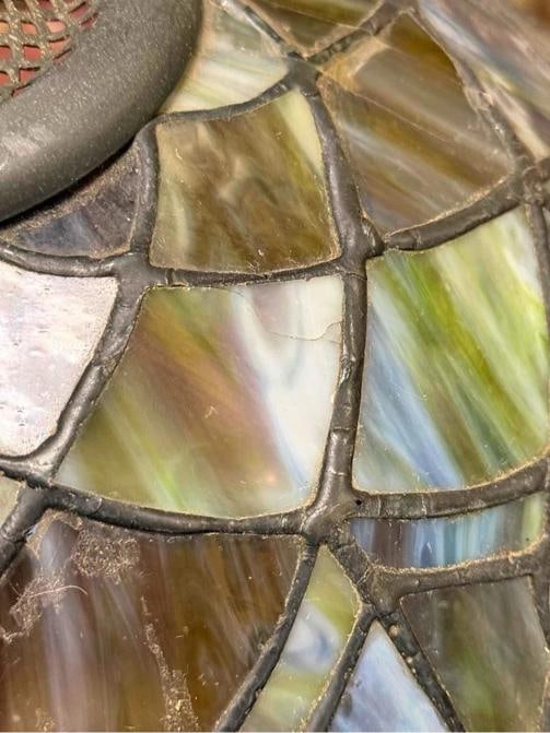 Tiffany Style Slag Stained Glass Lampshade - 10