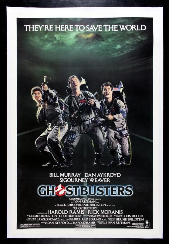 GHOSTBUSTERS ORIGINAL VINTAGE MOVIE POSTER 1984 ~(27" x 41") (1 of 1)