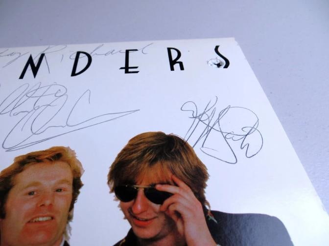 THE PRETENDERS: Chrissie Hynde, Martin Chambers, James Scott, and Pete Farndon Signed Album Cover... - 3