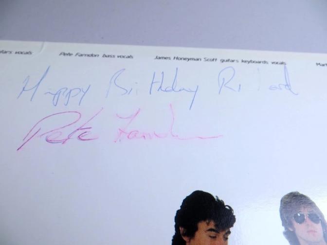 THE PRETENDERS: Chrissie Hynde, Martin Chambers, James Scott, and Pete Farndon Signed Album Cover... - 4