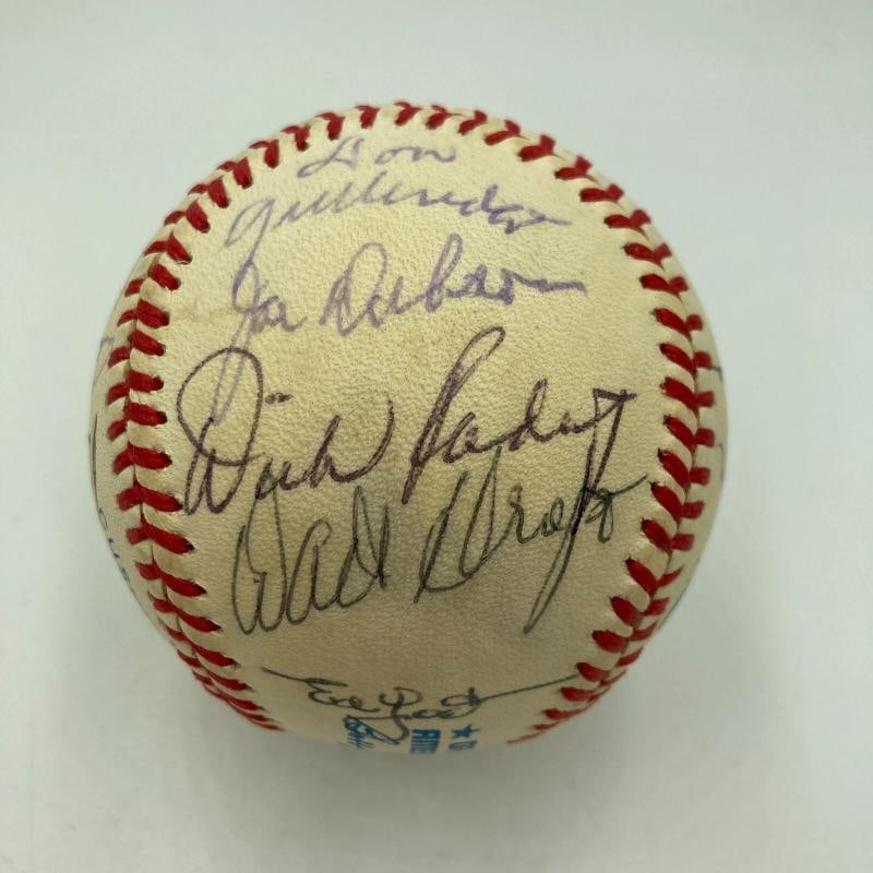 Ted Williams & Joe Dimaggio Hall Of Fame Multi Signed Baseball JSA COA - 3