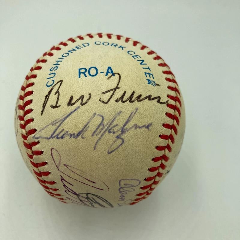 Ted Williams & Joe Dimaggio Hall Of Fame Multi Signed Baseball JSA COA - 6