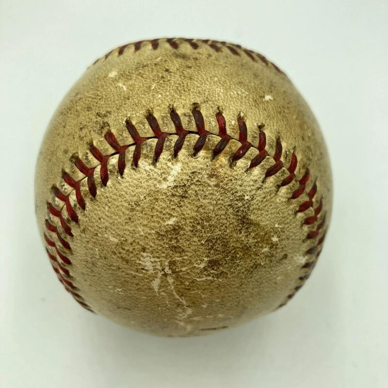 1936 Joe Dimaggio Rookie Signed Game Used Baseball With Joe Mccarthy JSA COA - 3