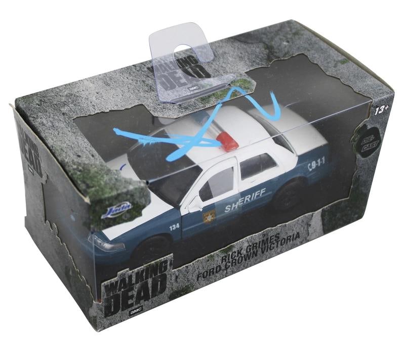 Andrew Lincoln Walking Dead Signed Crown Victoria 1:32 Die Cast Car JSA - 2