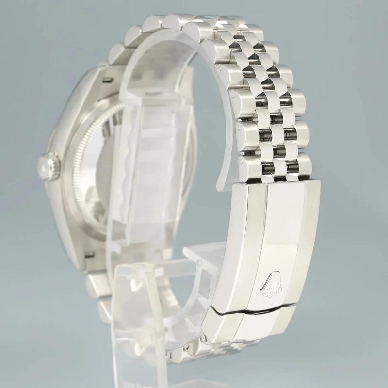 2025 NEW PAPERS Rolex DateJust 36mm Wimbledon Stick 126234 Jubilee White Gold - 4